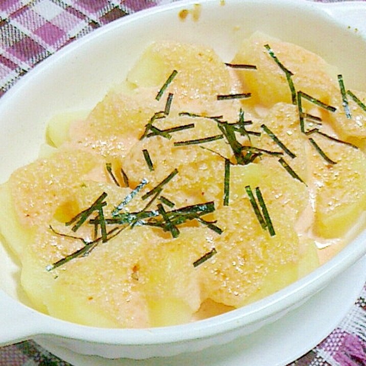 間違いない じゃがいもの明太マヨソース焼き レシピ 作り方 By Mama Papa 楽天レシピ